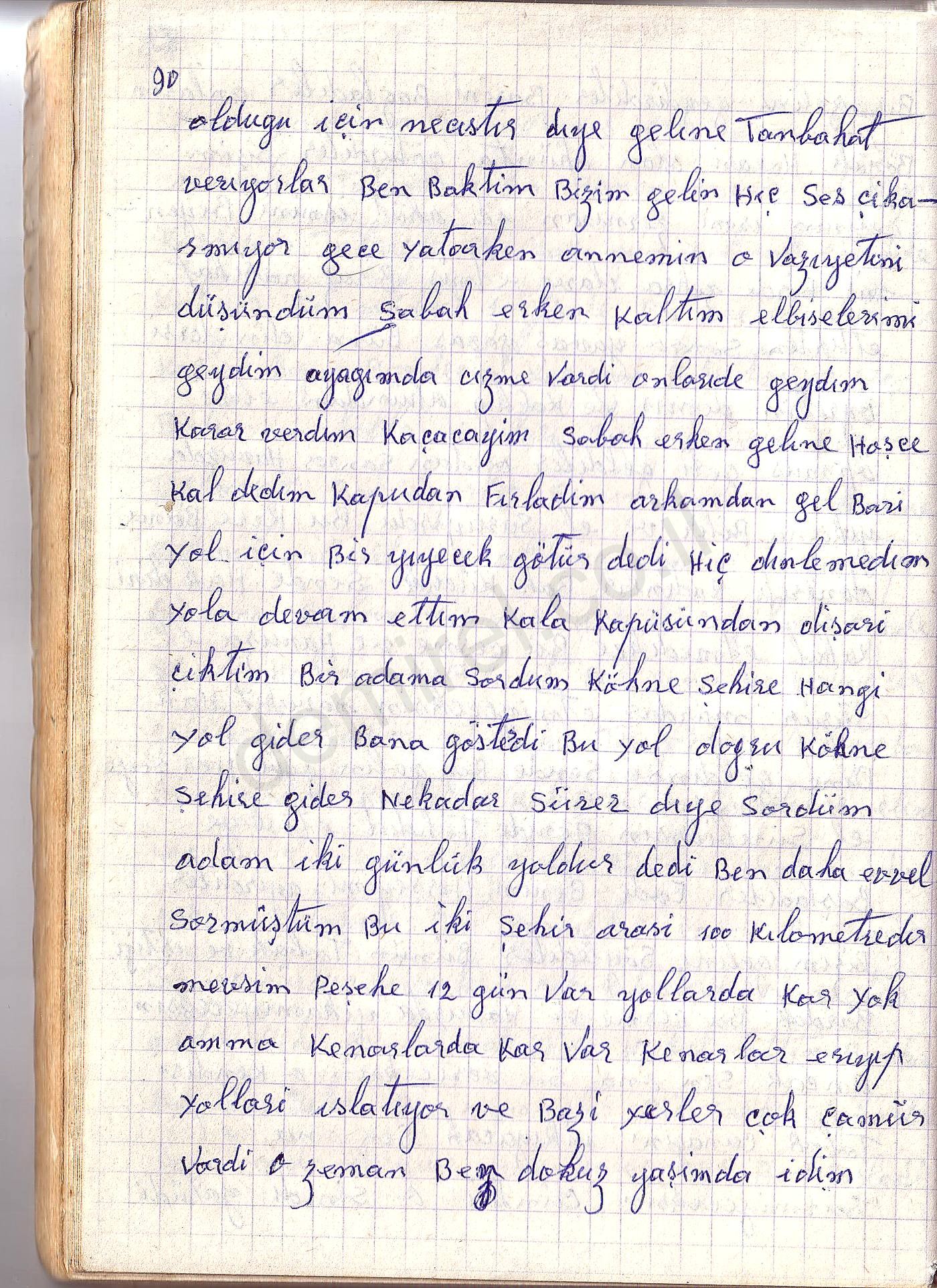 צילום עמוד 090 ביומן המקורי