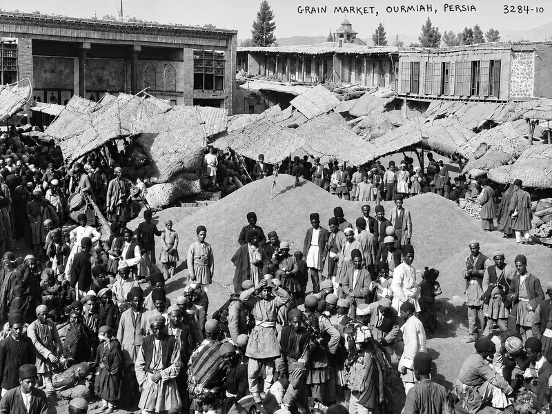 שוק התבואה באורמיה, פרס, 1911
